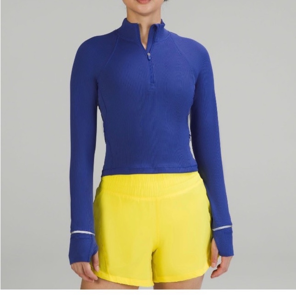 lululemon athletica Electric Blue Lightweight Quarter-Zip Top